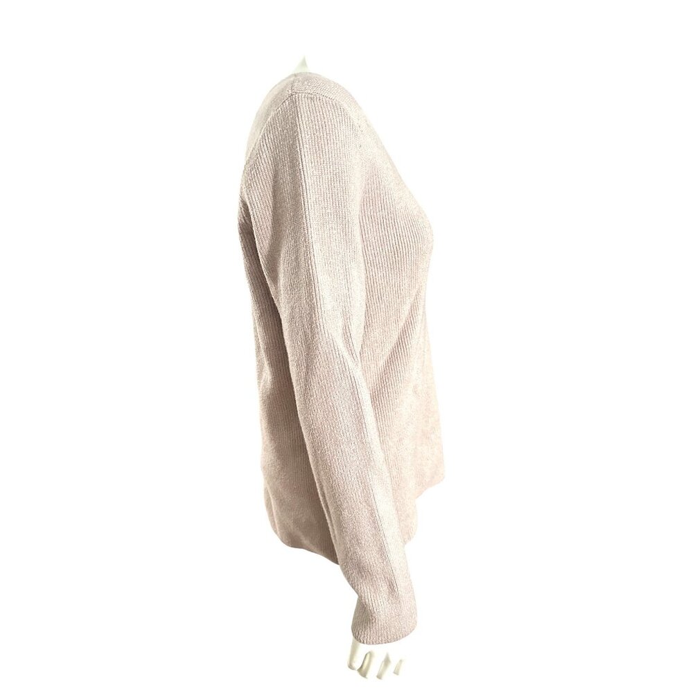 Figs Size Medium Tan Brown Ribbed Pocket Sweater Minimalist City Casual Style - Picture 5 of 12